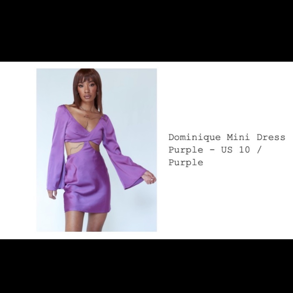 Princess Polly asymmetrical mini dress